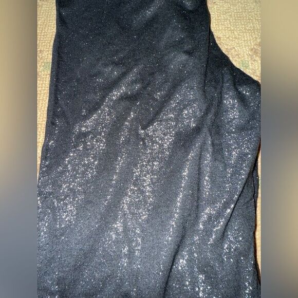 Splendid Black pull on glitter detailed leggings S - Picture 7 of 9